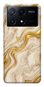 Чехол Liquid gold marble для Xiaomi Poco X6 Pro
