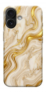 Чехол Liquid gold marble для iPhone 17