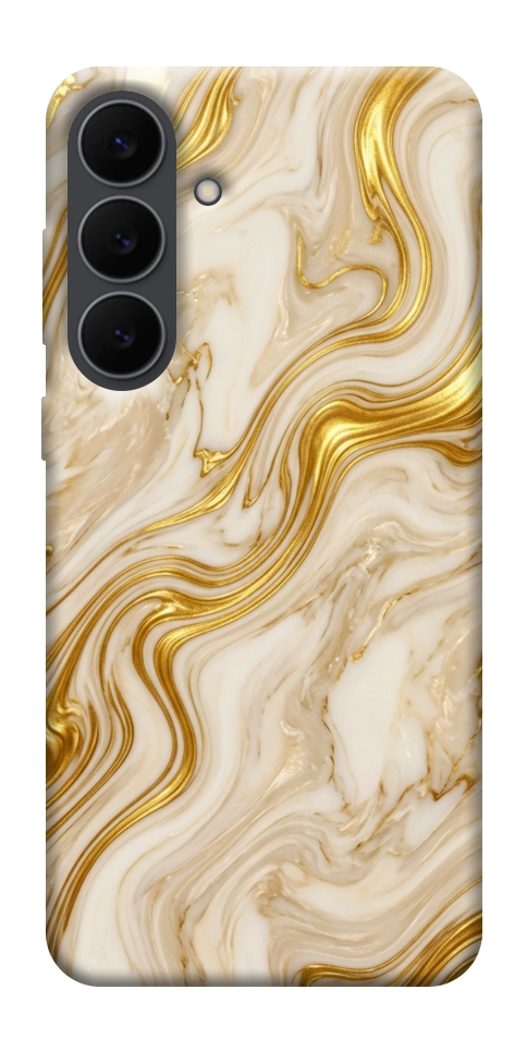 Чохол Liquid gold marble для Galaxy S25 FE