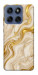 Чехол Liquid gold marble для Motorola Edge 60 Fusion