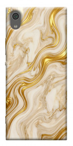 Чехол Liquid gold marble для Sony Xperia XA1