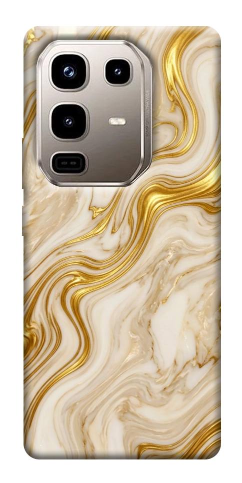 Чехол Liquid gold marble для Infinix Note 50 Pro 4G