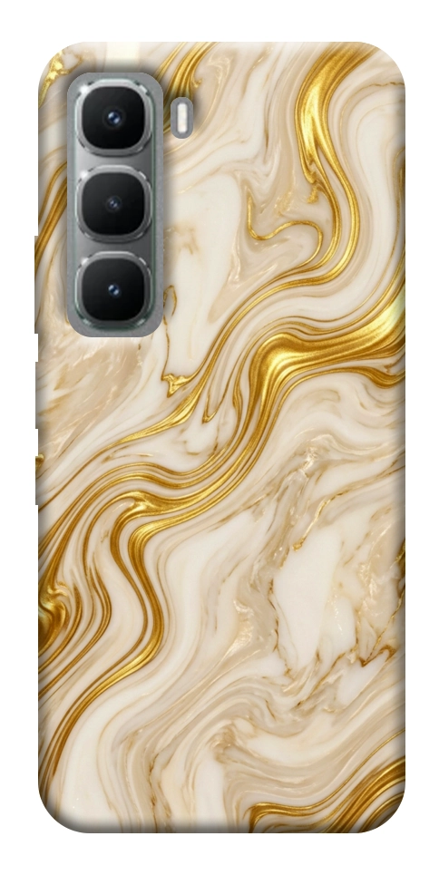 Чехол Liquid gold marble для Infinix Hot 60i
