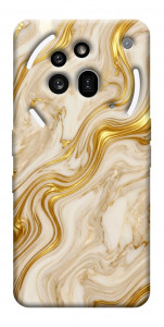 Чехол Liquid gold marble для Nothing Phone (3a) Pro