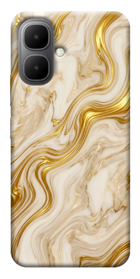 Чехол Liquid gold marble для Infinix Smart 10