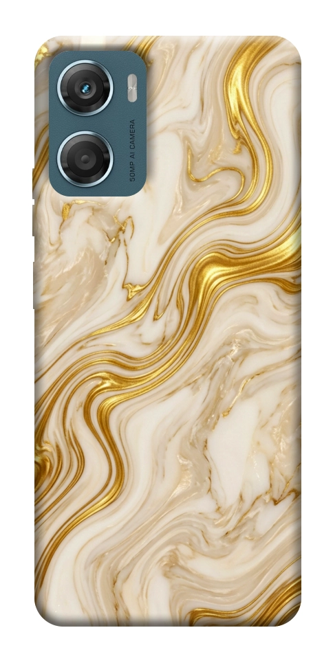Чохол Liquid gold marble для Motorola Moto G06