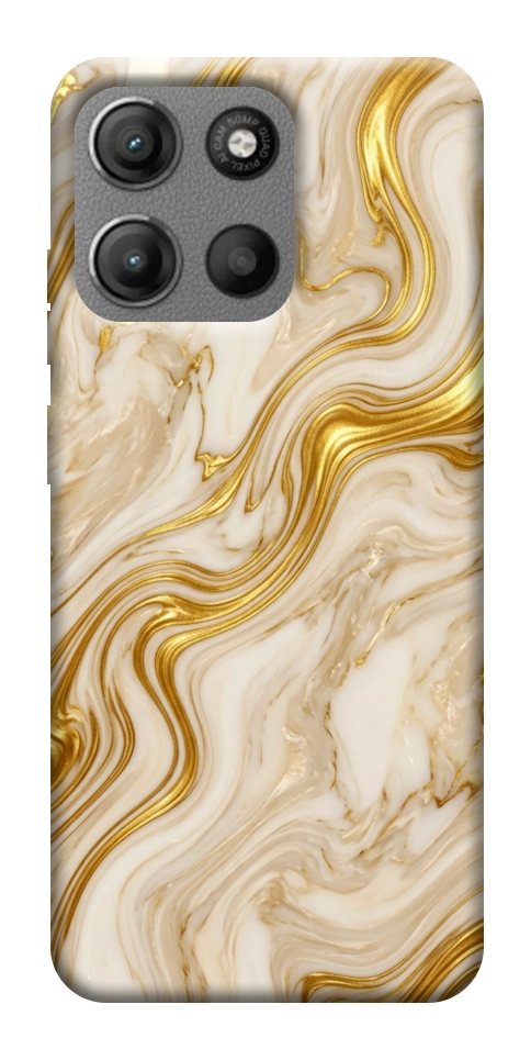 Чохол Liquid gold marble для Motorola Moto G15 Power