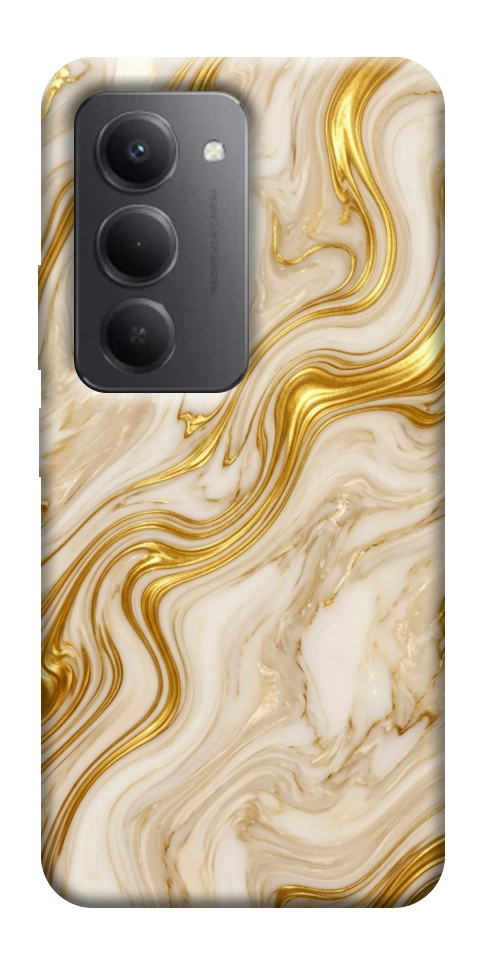 Чохол Liquid gold marble для Xiaomi Redmi 15 (Global)
