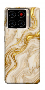 Чехол Liquid gold marble для ZTE Blade A56