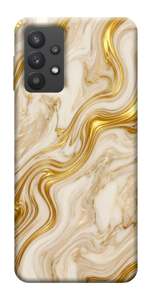Чехол Liquid gold marble для Galaxy A32 5G