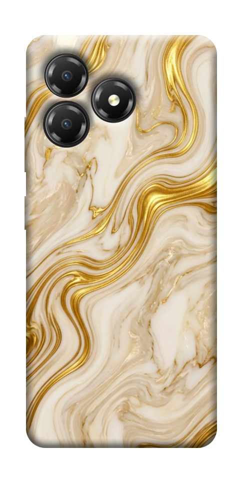Чехол Liquid gold marble для ZTE Blade A36