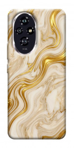 Чехол Liquid gold marble для Huawei Honor 200