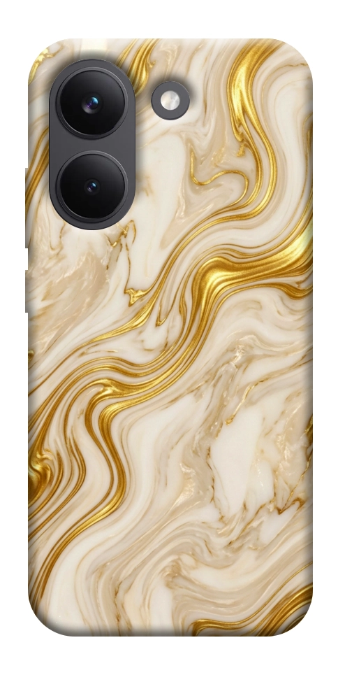 Чохол Liquid gold marble для Xiaomi Poco X8 Pro