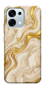 Чехол Liquid gold marble для Oppo A6 Pro 5G