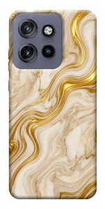 Чехол Liquid gold marble для Motorola Edge 60 Neo