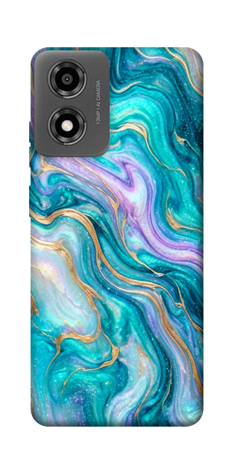 Чехол Mermaid marble для Motorola Moto E14