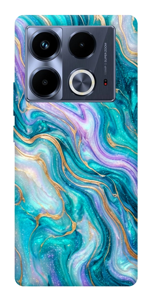 Чехол Mermaid marble для Infinix Note 40 4G
