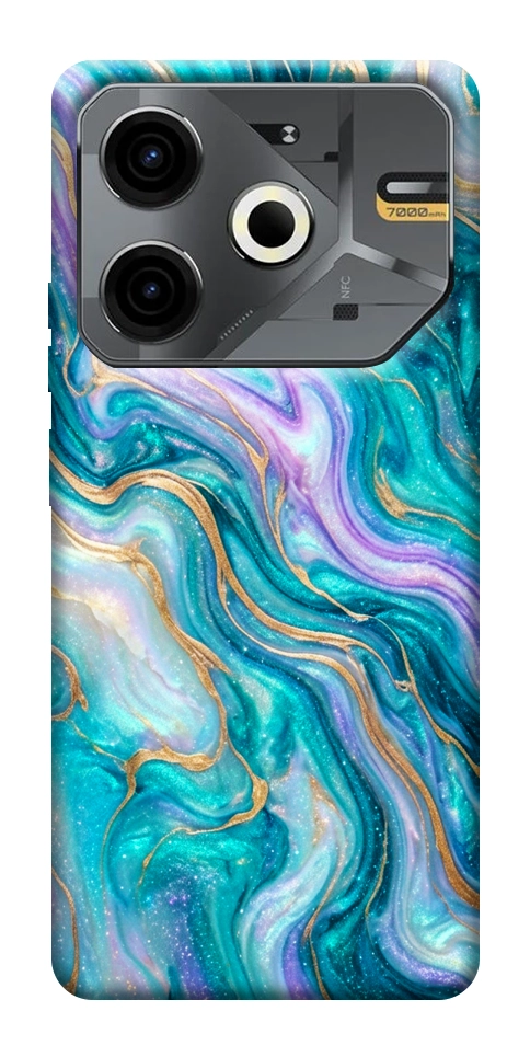 Чехол Mermaid marble для TECNO Pova 6 Neo (LI6)