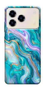Чехол Mermaid marble для ZTE Blade A76 4G