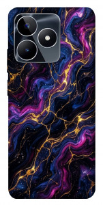 Чехол Purple space marble для Realme C53
