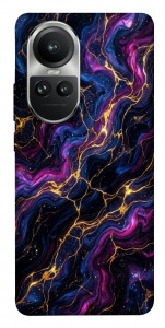 Чехол Purple space marble для Oppo Reno10