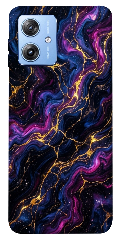 Чехол Purple space marble для Motorola Moto G84