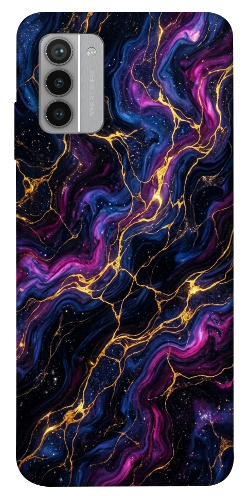 Чохол Purple space marble для Nokia G42