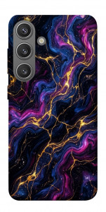 Чохол Purple space marble для Galaxy S24+