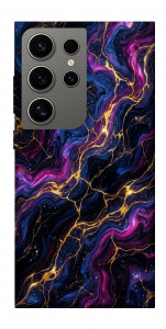 Чехол Purple space marble для Galaxy S24 Ultra