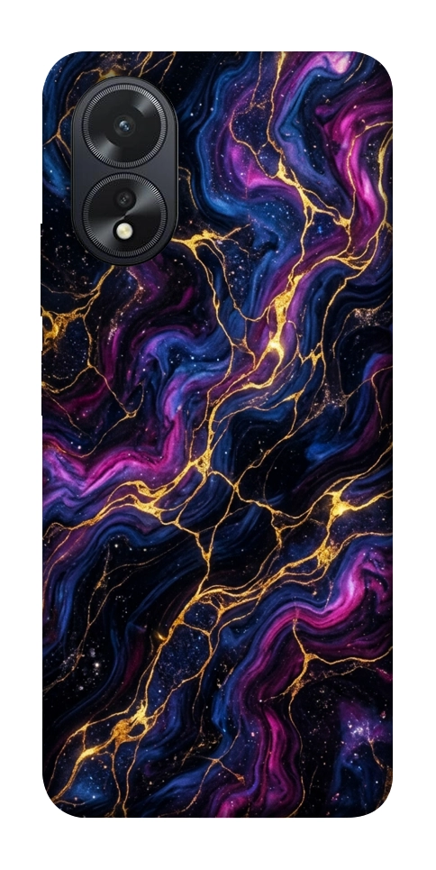 Чехол Purple space marble для Oppo A38