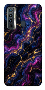 Чохол Purple space marble для TECNO Camon 17