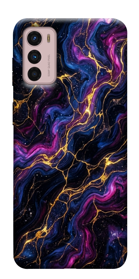 Чохол Purple space marble для Motorola Moto G42