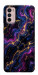 Чохол Purple space marble для Motorola Moto G42