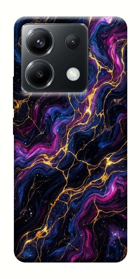 Чехол Purple space marble для Xiaomi Poco X6