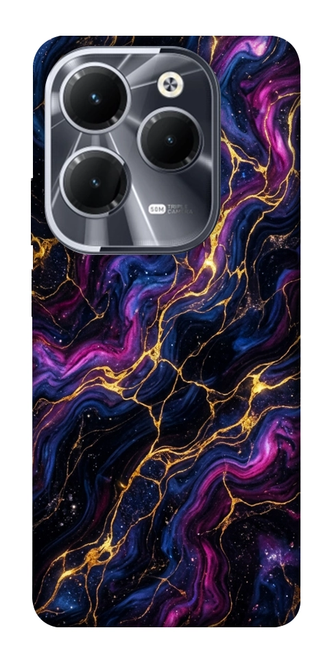 Чехол Purple space marble для Infinix Hot 40