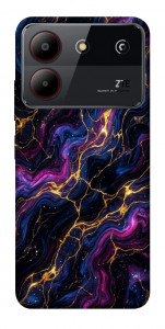 Чехол Purple space marble для ZTE Blade A54 4G