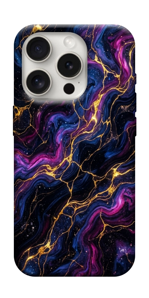 Чехол Purple space marble для iPhone 16 Pro Max