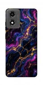 Чехол Purple space marble для Motorola Moto E14
