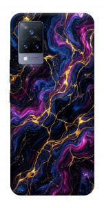 Чехол Purple space marble для Vivo V21