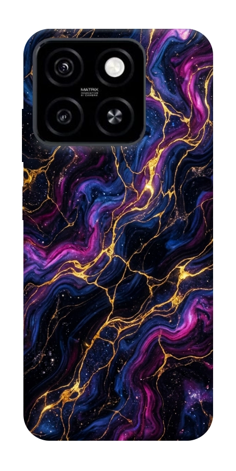 Чохол Purple space marble для ZTE Blade A55 4G