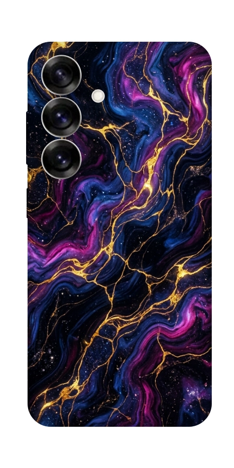 Чохол Purple space marble для Galaxy S25