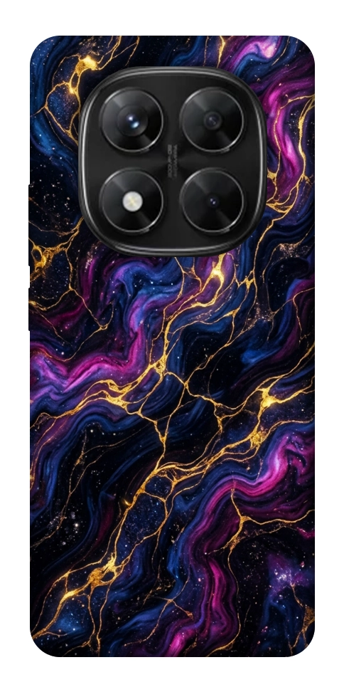 Чехол Purple space marble для Xiaomi Redmi Note 14 Pro 5G