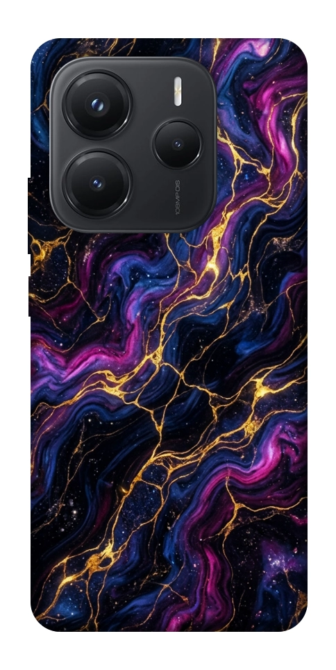 Чохол Purple space marble для Xiaomi Redmi Note 14 5G
