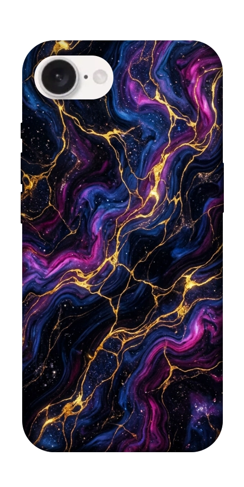 Чехол Purple space marble для iPhone 16e