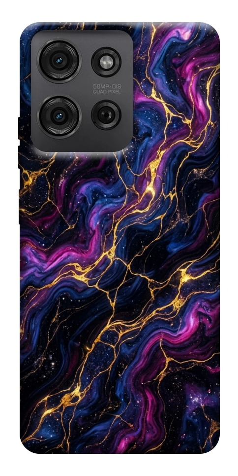 Чехол Purple space marble для Motorola Moto G75 5G