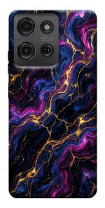 Чехол Purple space marble для Motorola Moto G75 5G