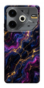 Чехол Purple space marble для TECNO Pova 6 Neo (LI6)