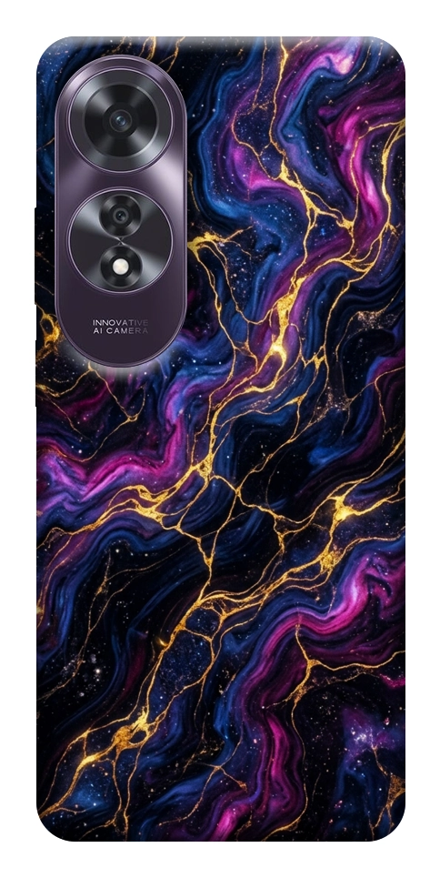 Чехол Purple space marble для Oppo A60 4G
