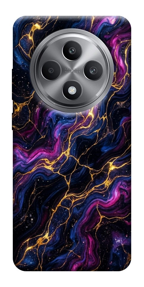 Чехол Purple space marble для Oppo Reno 12 F 4G