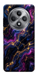 Чехол Purple space marble для Oppo Reno 12 F 4G